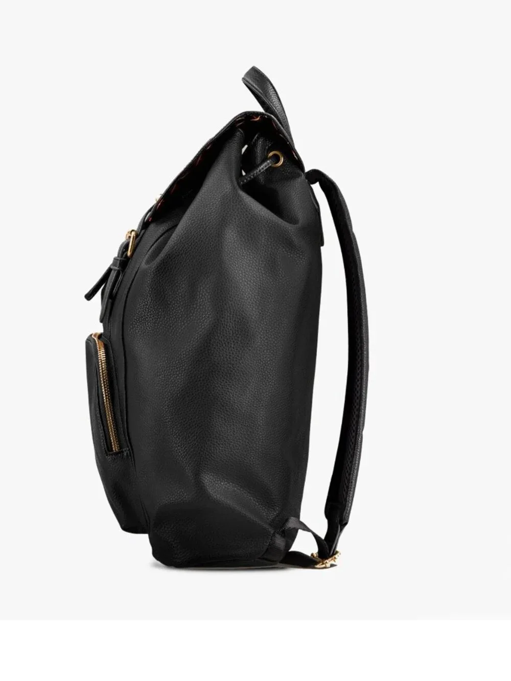 Packs Travel Black and Gold Vegan Leather Camden Backpack (Originally $140)